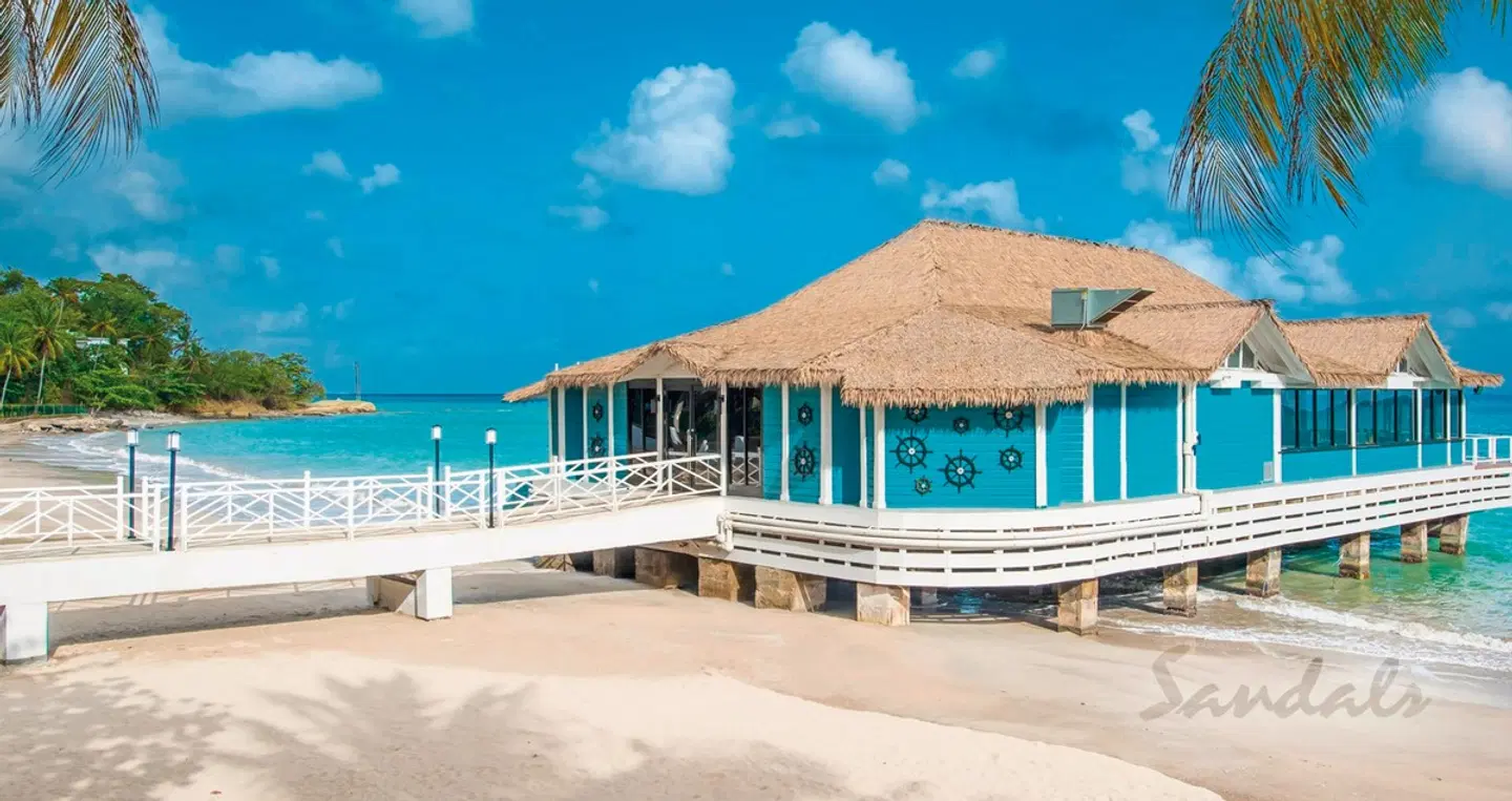 Sandals Halcyon Beach St. Lucia Terrasse