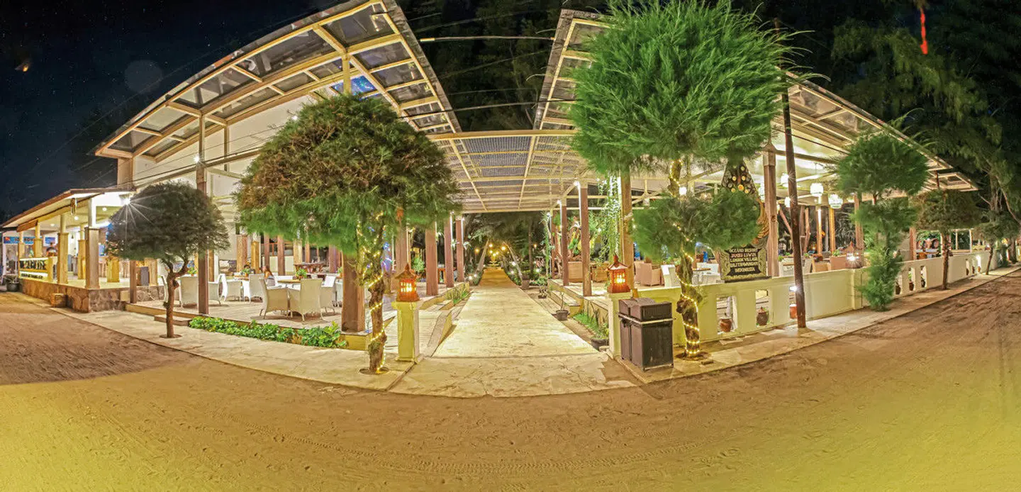 Jambuluwuk Oceano Resort Gili Trawangan Terrasse