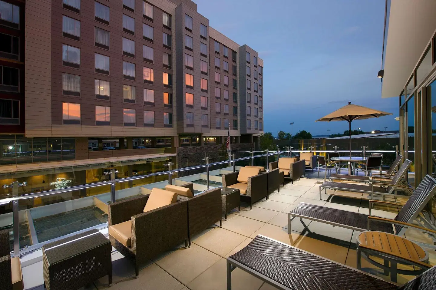 Homewood Suites by Hilton Washington DC NoMa Union Station Terrasse