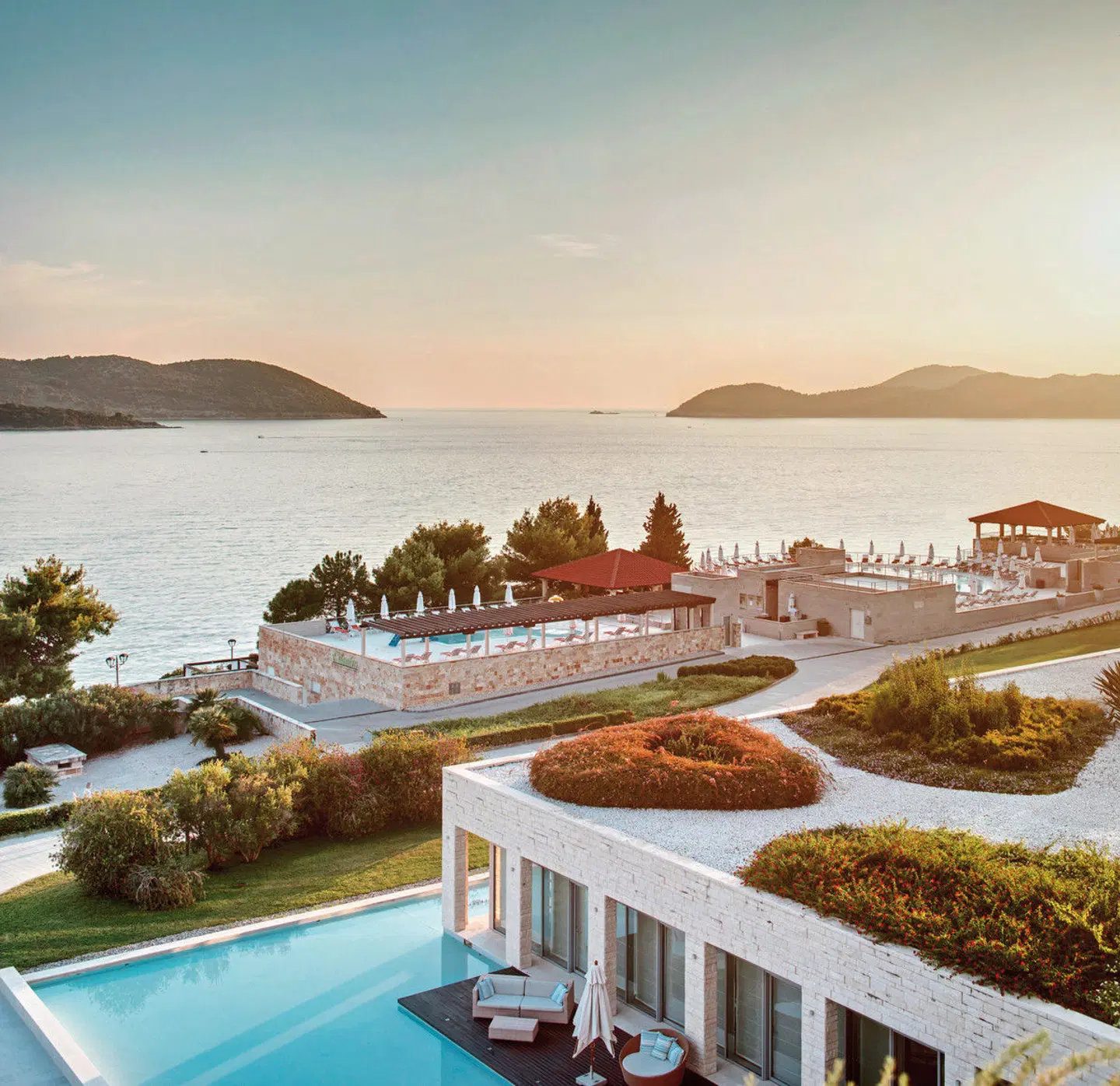 Sun Gardens Dubrovnik Terrasse