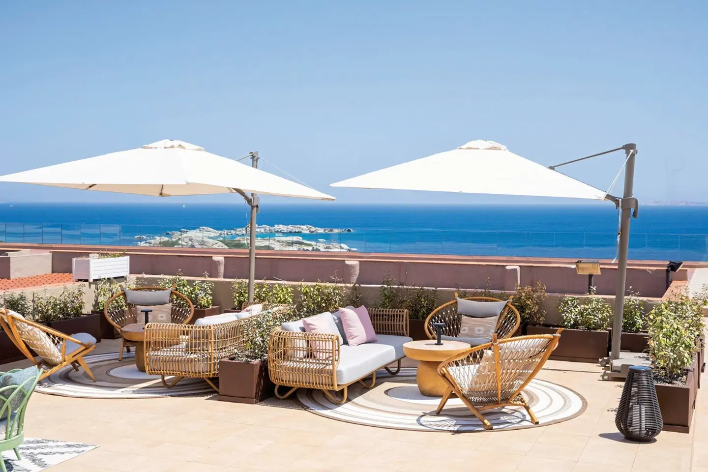 Mangia's Sardinia Resort Terrasse