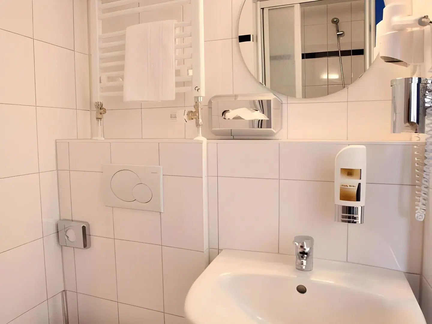 a&o Graz Hauptbahnhof Badezimmer