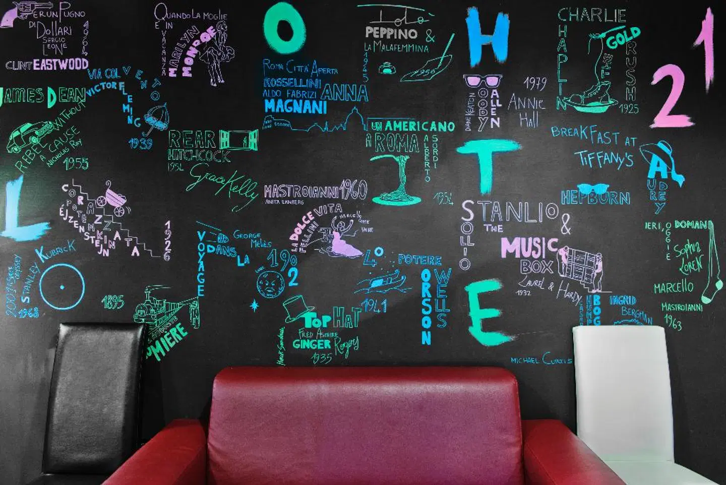 Twentyone Hotel Landkarte