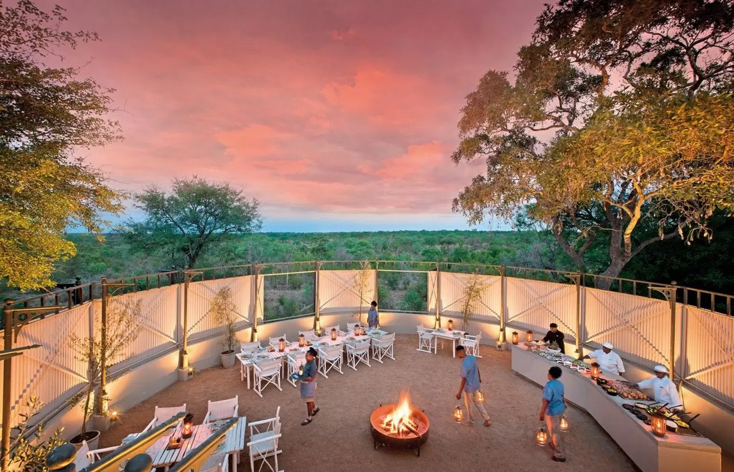 Kirkman's Kamp Terrasse