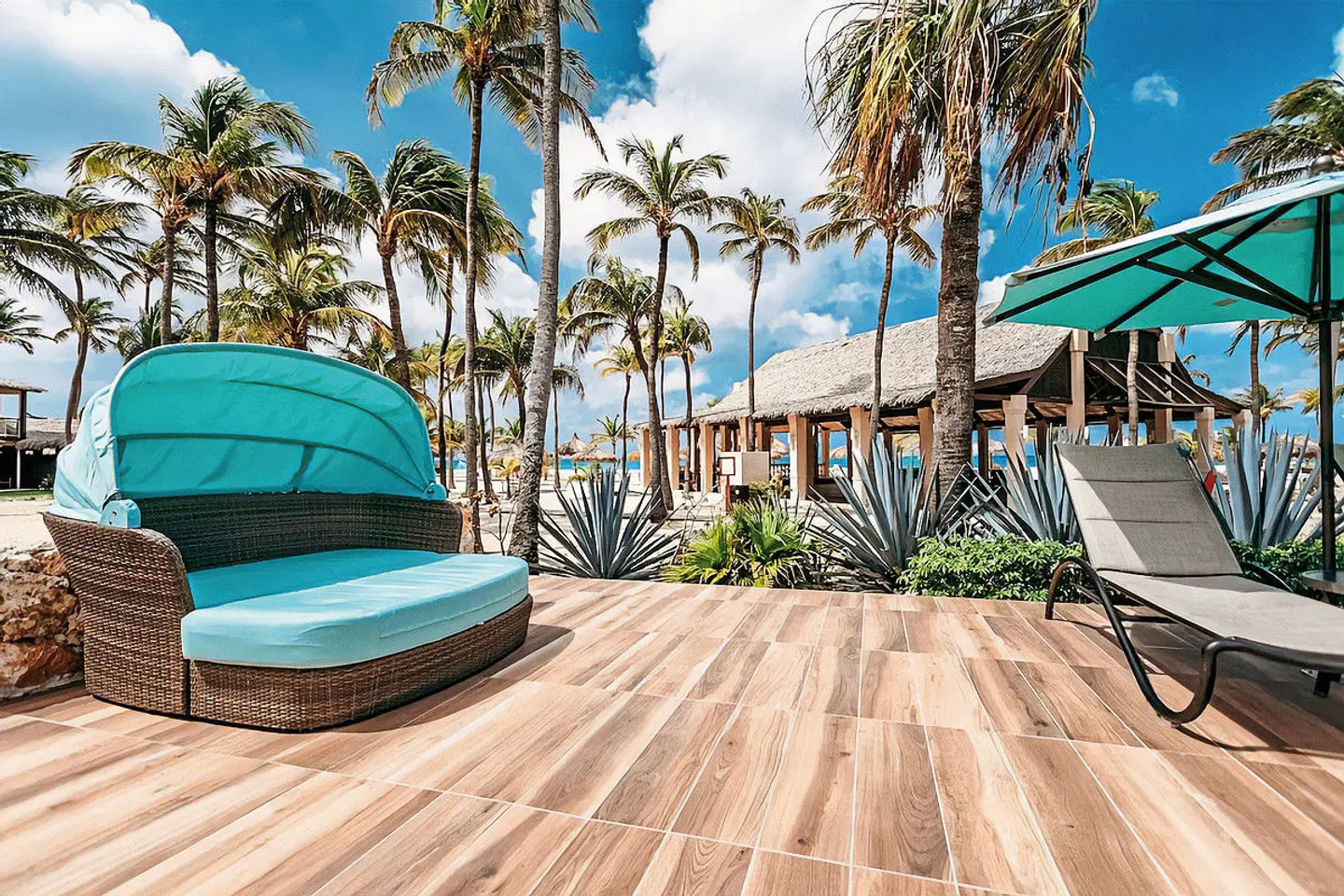 Manchebo Beach Resort & Spa Terrasse