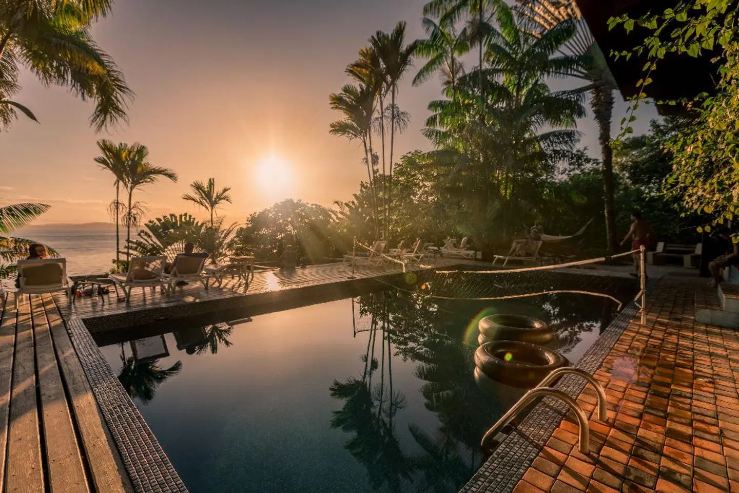 Bambuda Lodge Terrasse