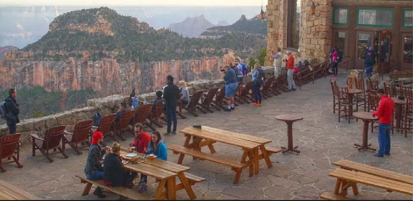Maswik Lodge North Terrasse