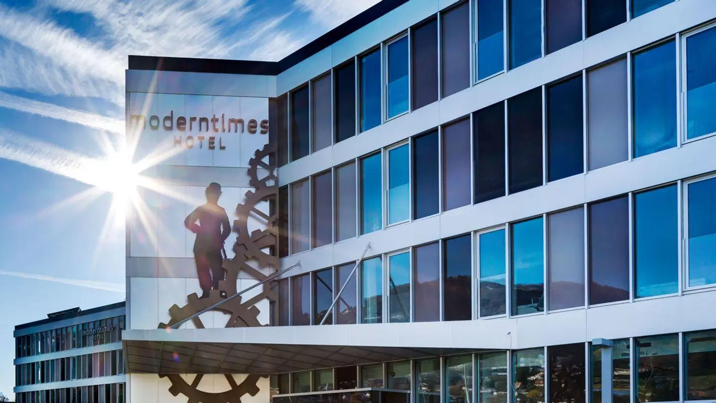 Modern Times Hotel Vevey Terrasse