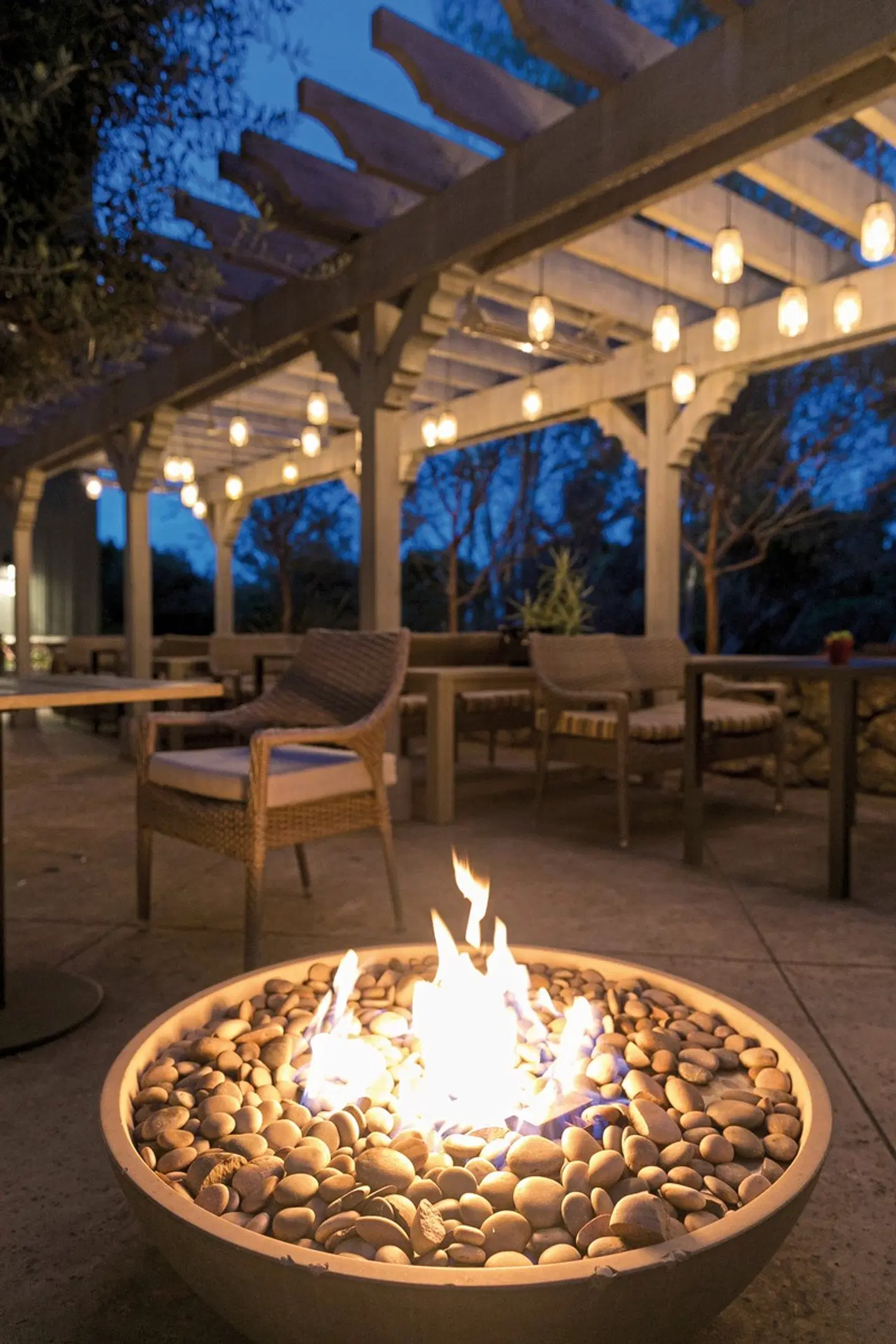 River Terrace Inn Terrasse