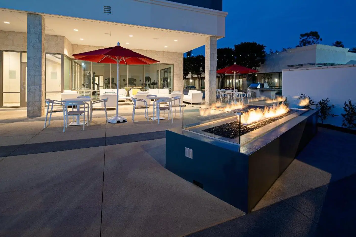 Holiday Inn Long Beach Airport Terrasse
