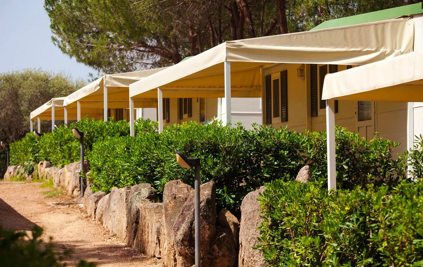 Mobile Homes Centro Vacanze Isuledda Garten