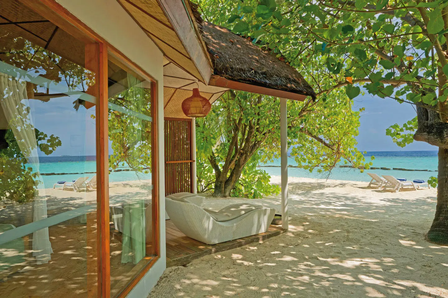 Safari Island Resort & Spa Terrasse