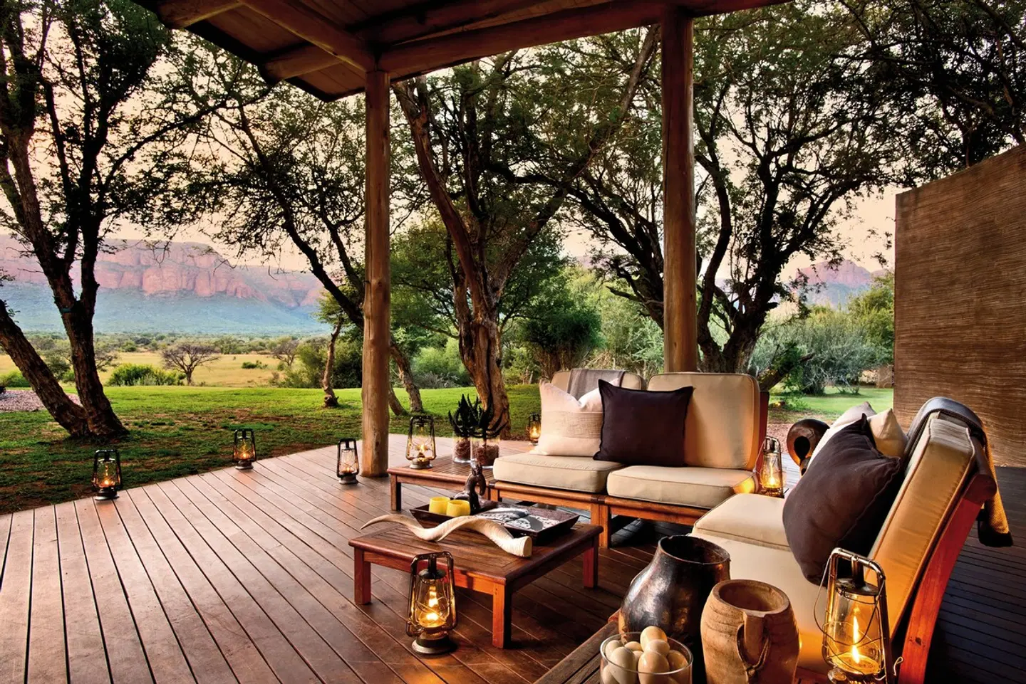 Marataba Safari Lodge Terrasse