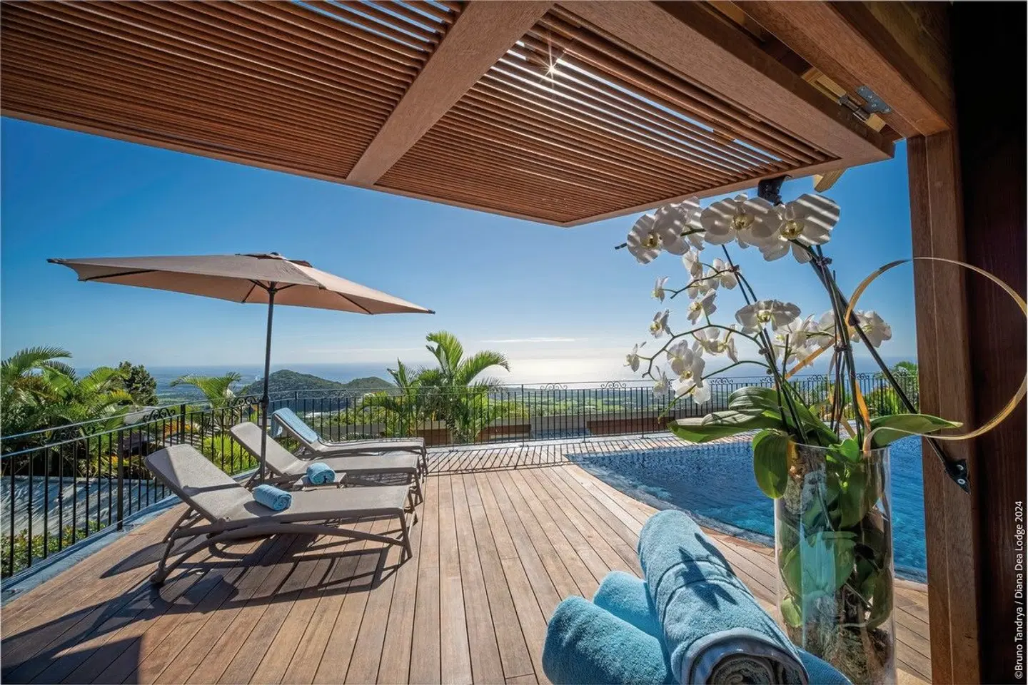 Diana Dea Lodge Terrasse