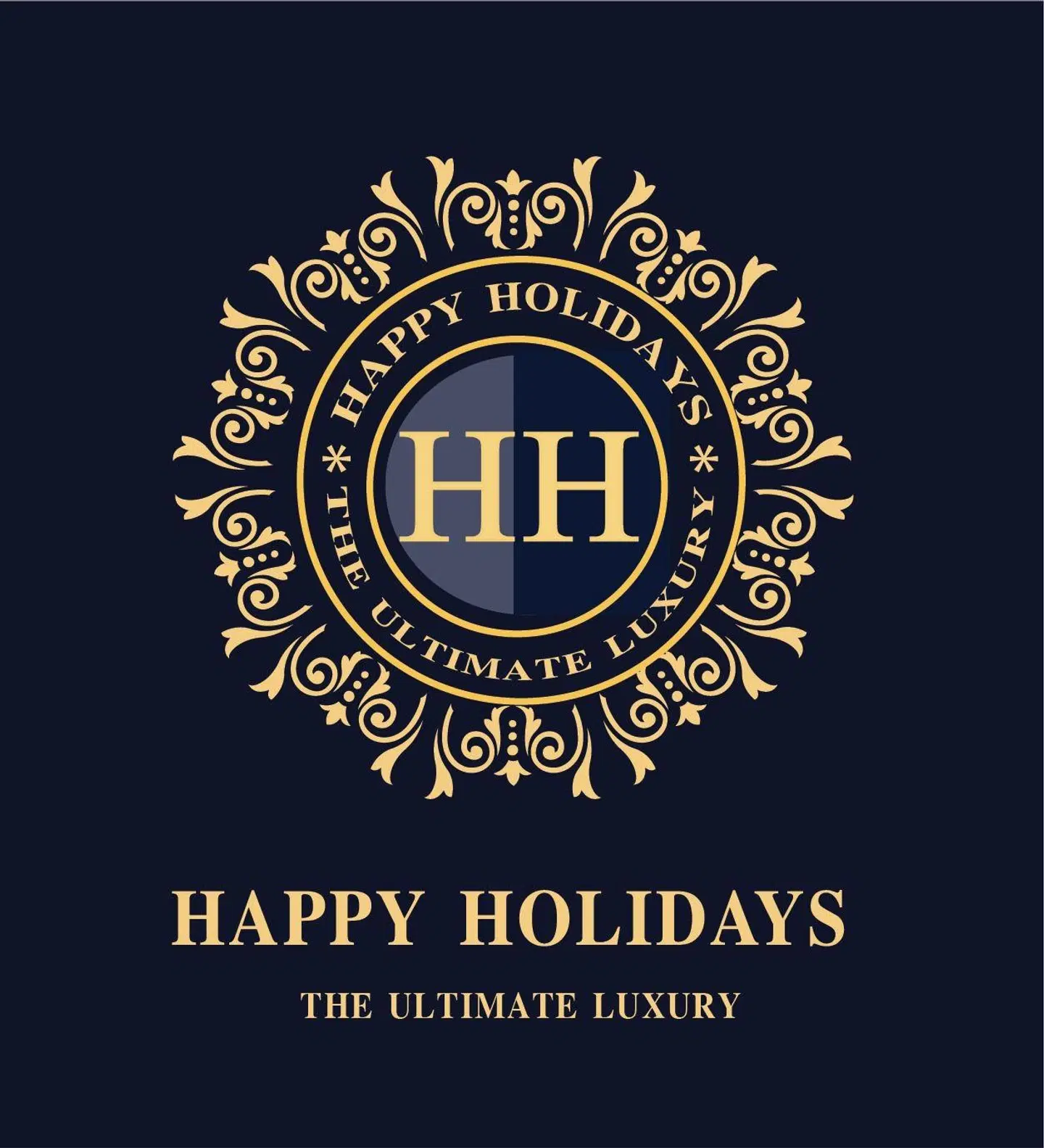 Happy Holidays Landkarte