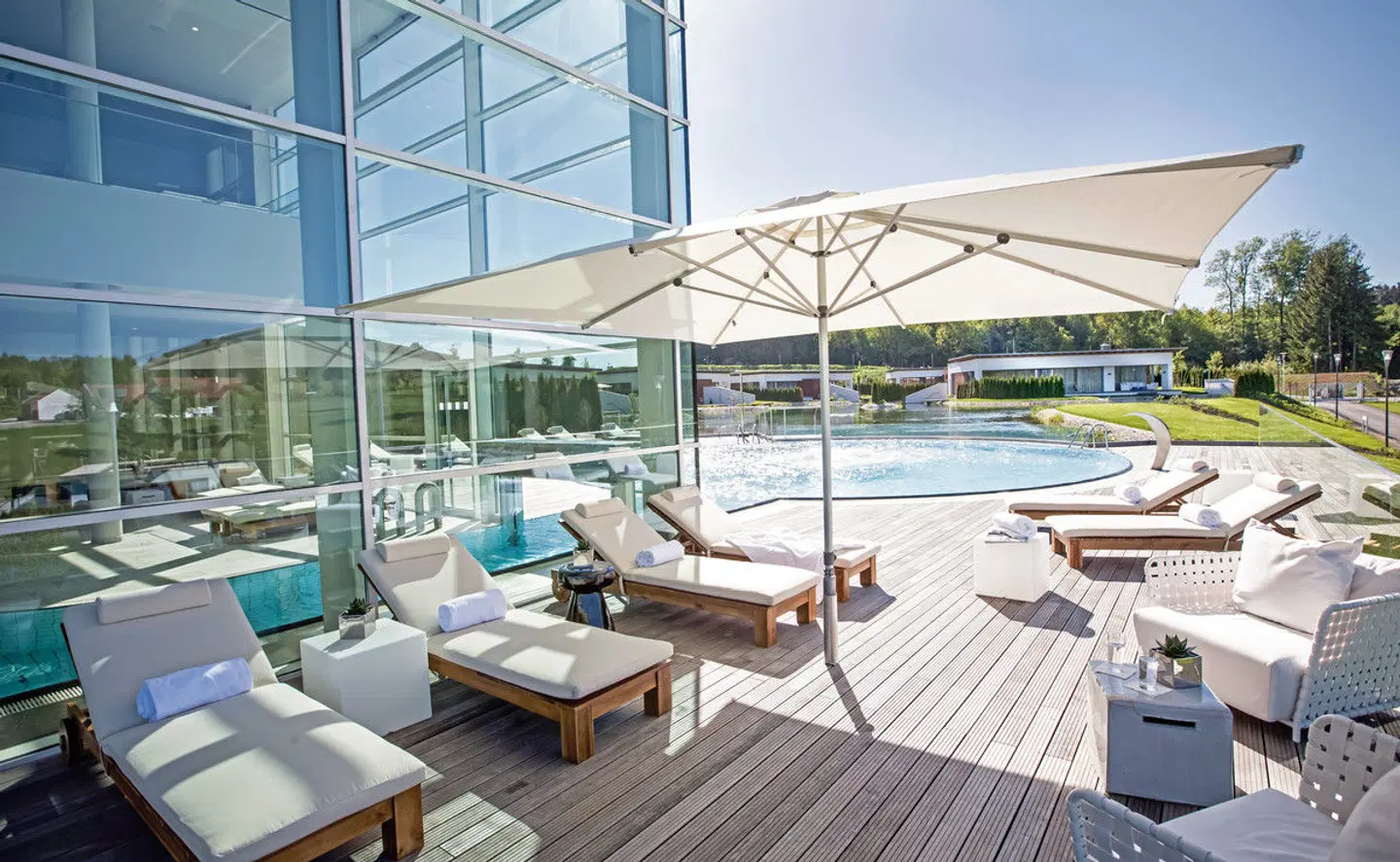 Geinberg5 Private Spa Villas Terrasse