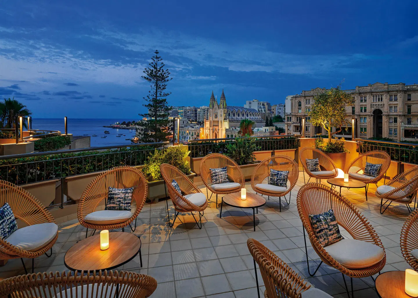 Malta Marriott Resort & Spa Terrasse