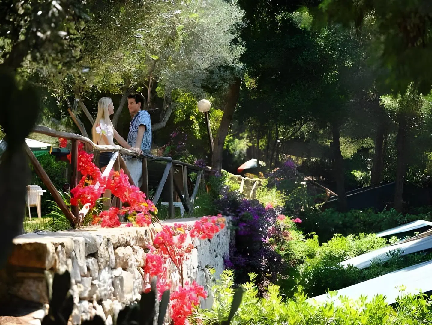 Camping Village Rosselba Le Palme Garten