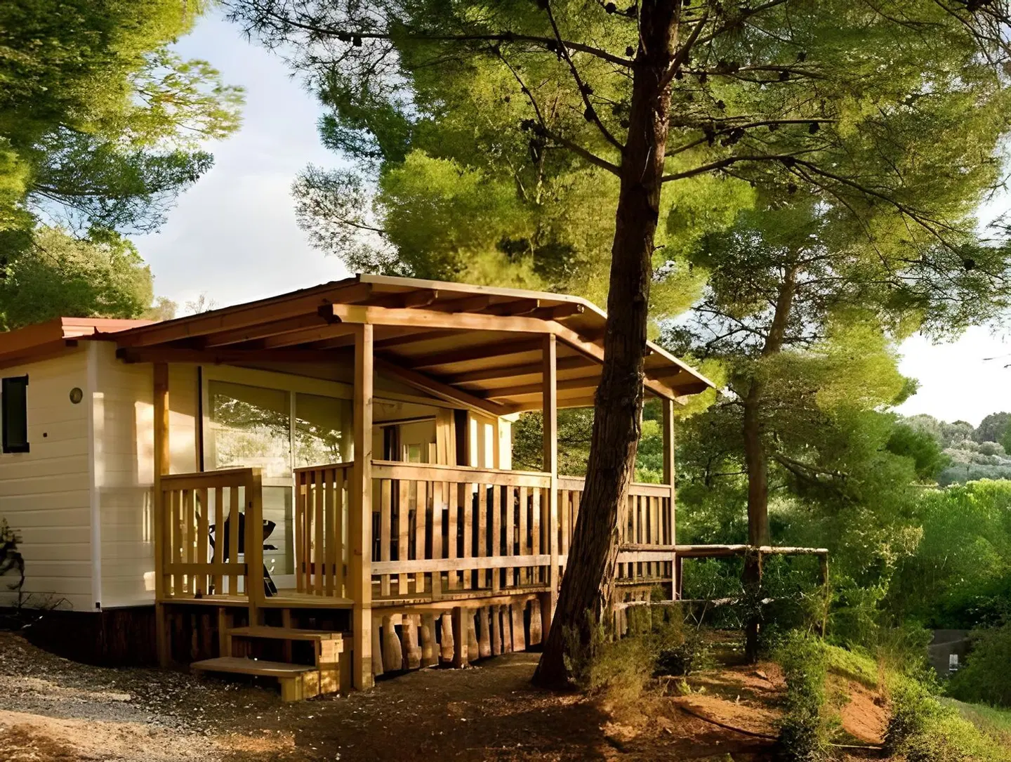 Camping Village Rosselba Le Palme Garten