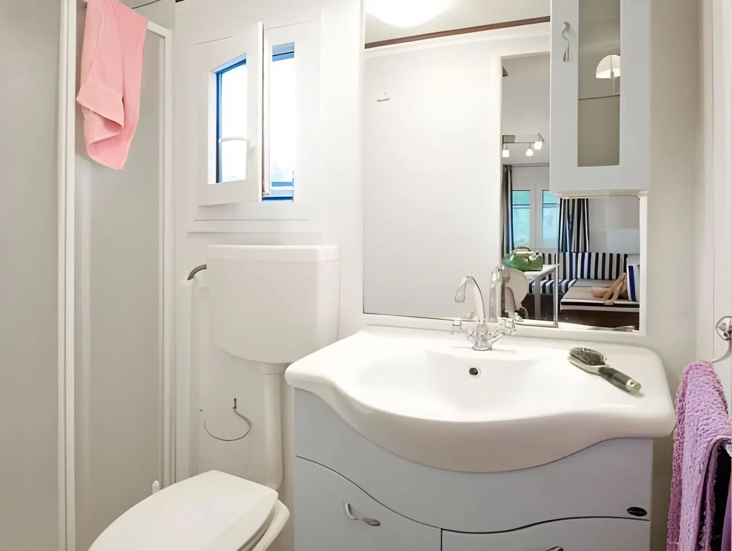 Camping Village Rosselba Le Palme Badezimmer