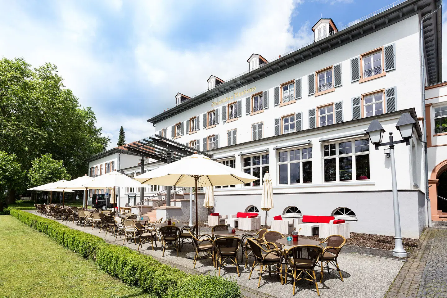 Kurhaus-Hotel Bad Salzhausen Terrasse