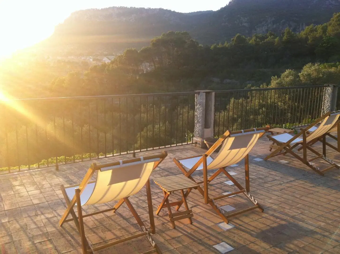 Finca Mirabó de Valldemossa Terrasse