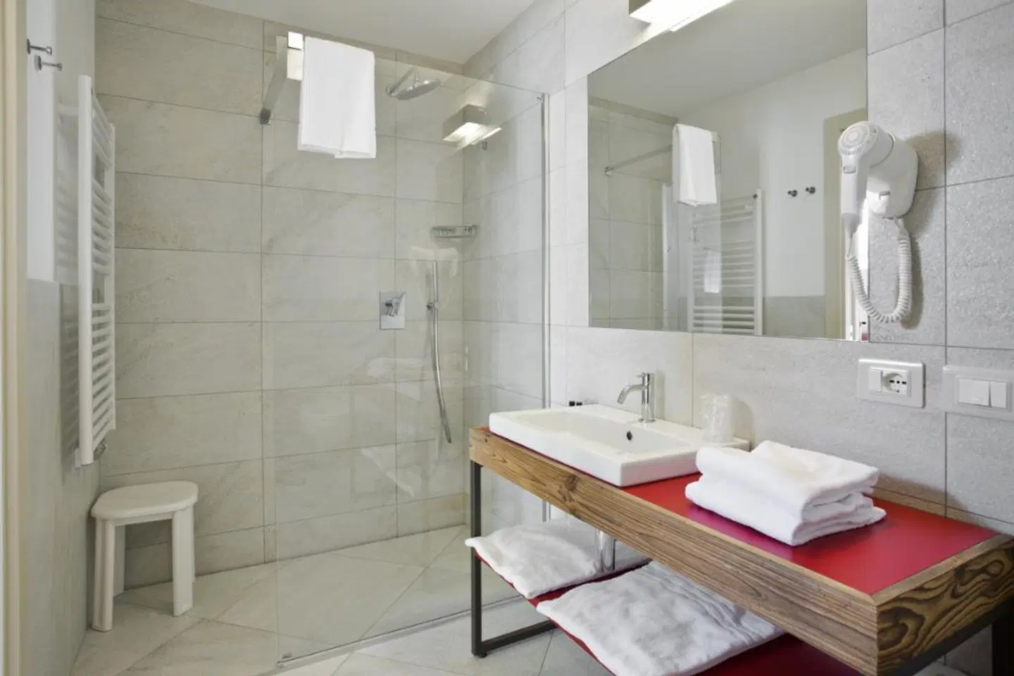 Hotel delle Alpi Badezimmer