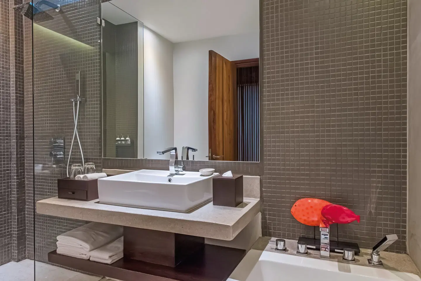 The Aviary Hotel Badezimmer