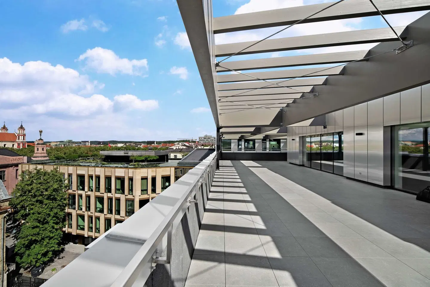 Hilton Garden Inn Vilnius City Centre Terrasse