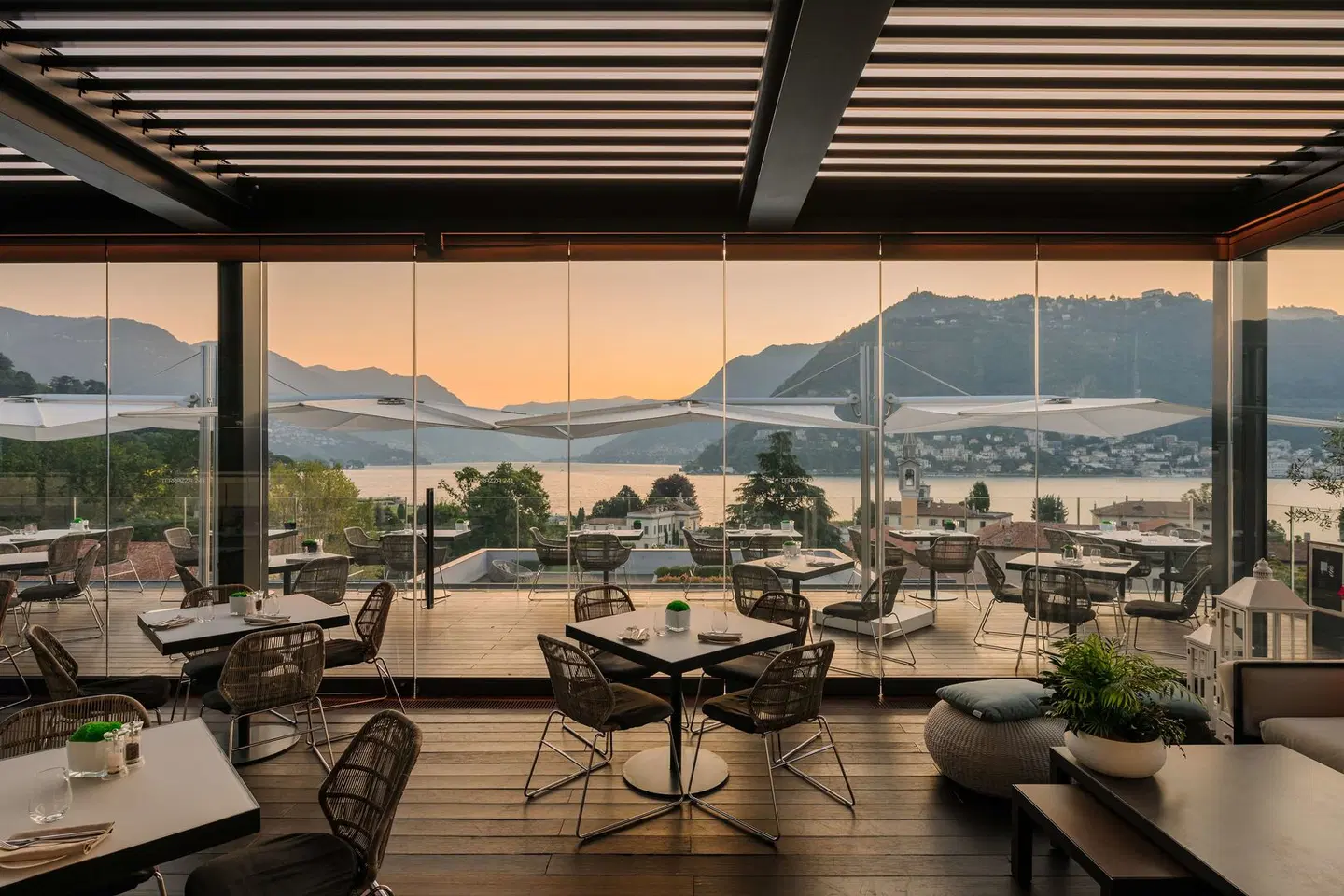 Hilton Lake Como Terrasse