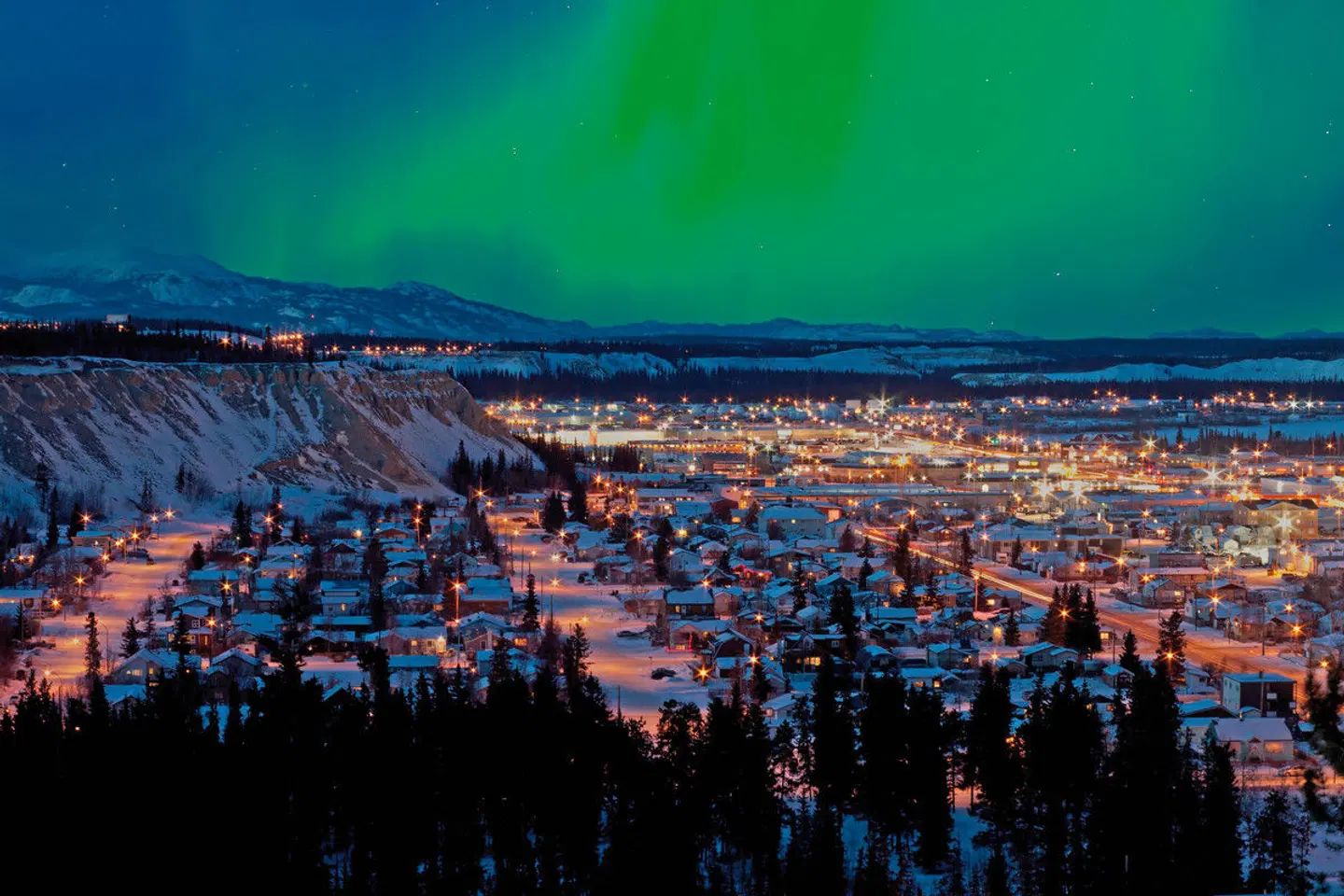 Die Nordlichter des Yukon LANDSCAPE