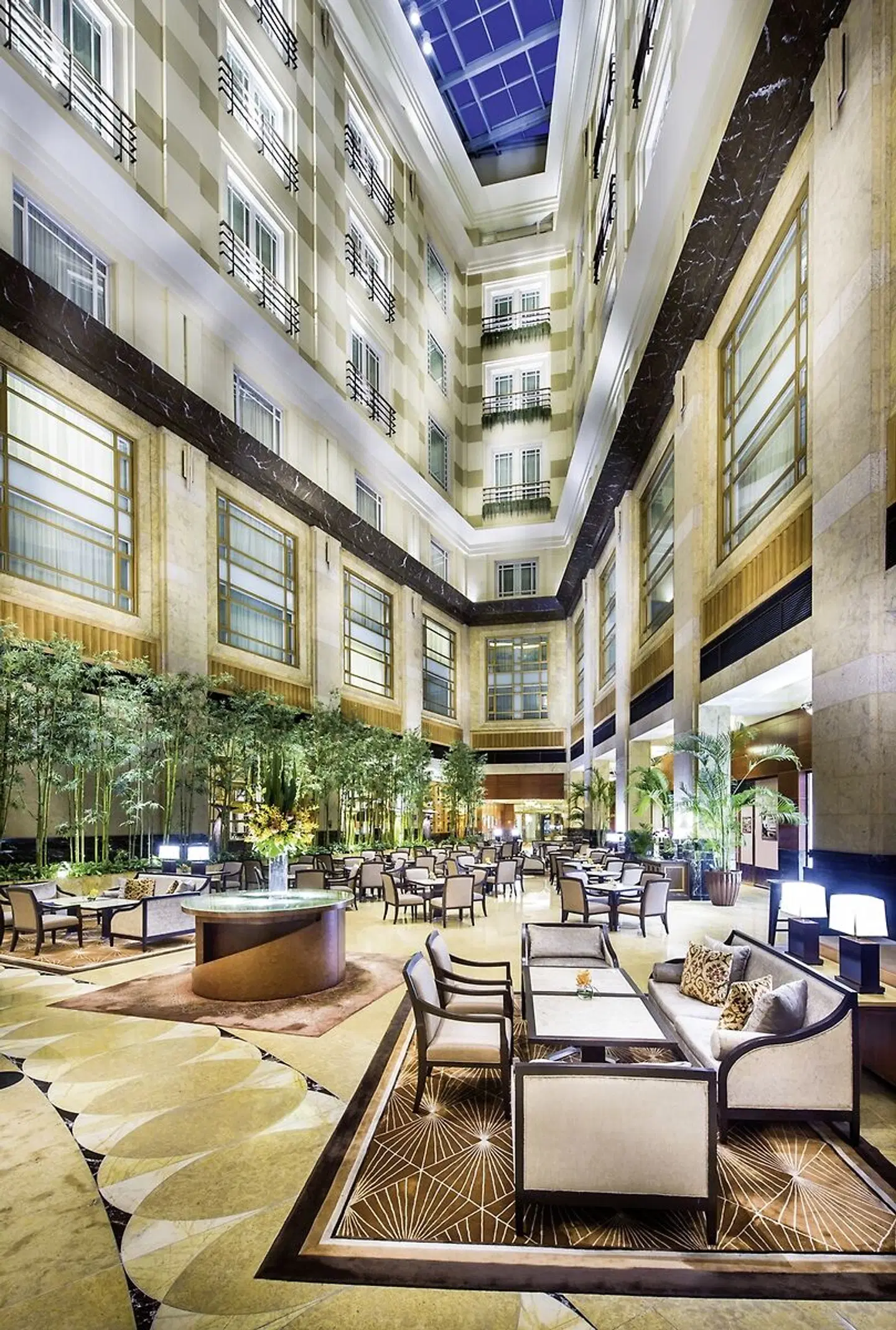 The Fullerton Hotel Singapore Terrasse