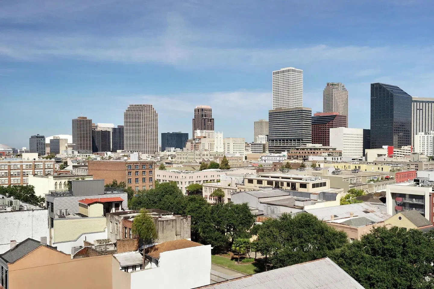 Hilton Garden Inn New Orleans Convention Center Terrasse