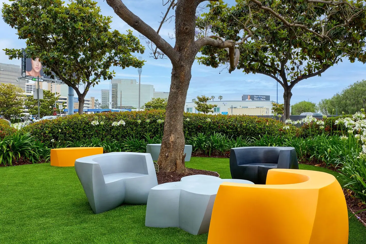 Renaissance Los Angeles Airport Hotel Terrasse