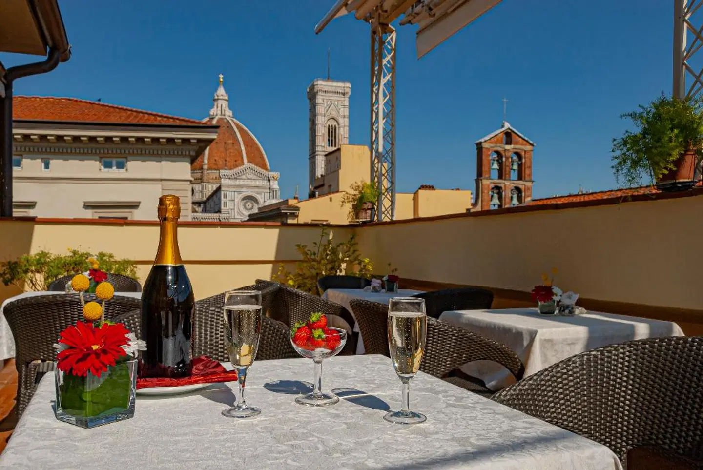 B&B Hotel Firenze Laurus al Duomo Terrasse