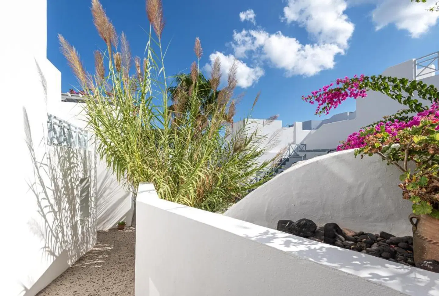 Santorini Kastelli Resort Terrasse