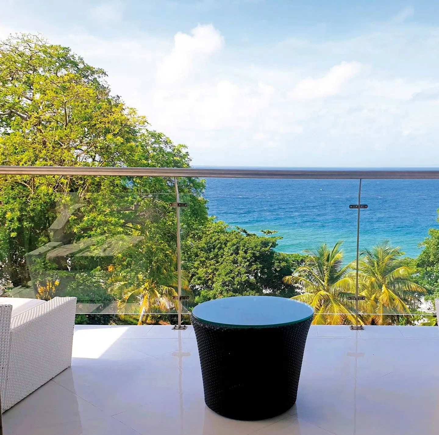 Bacolet Beach Club Terrasse