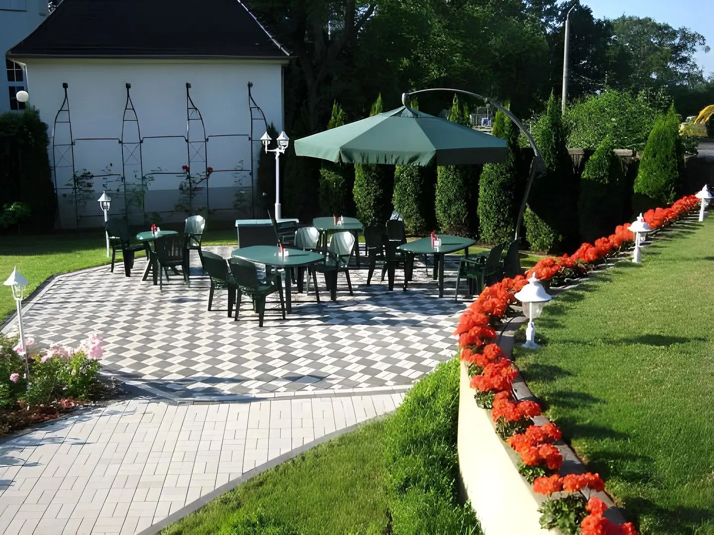 Villa am Waldschlößchen Terrasse