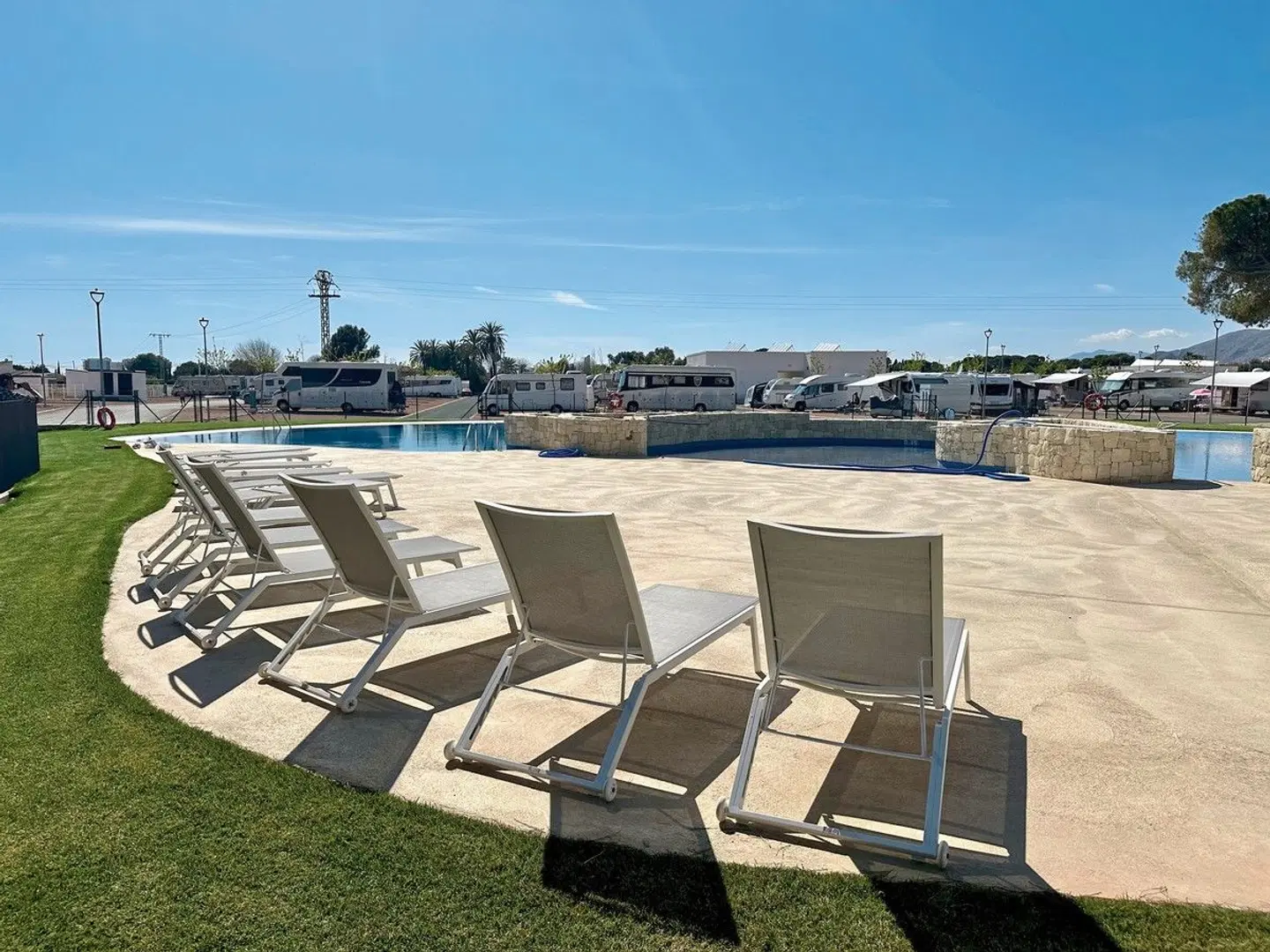 Camping La Media Legua Terrasse