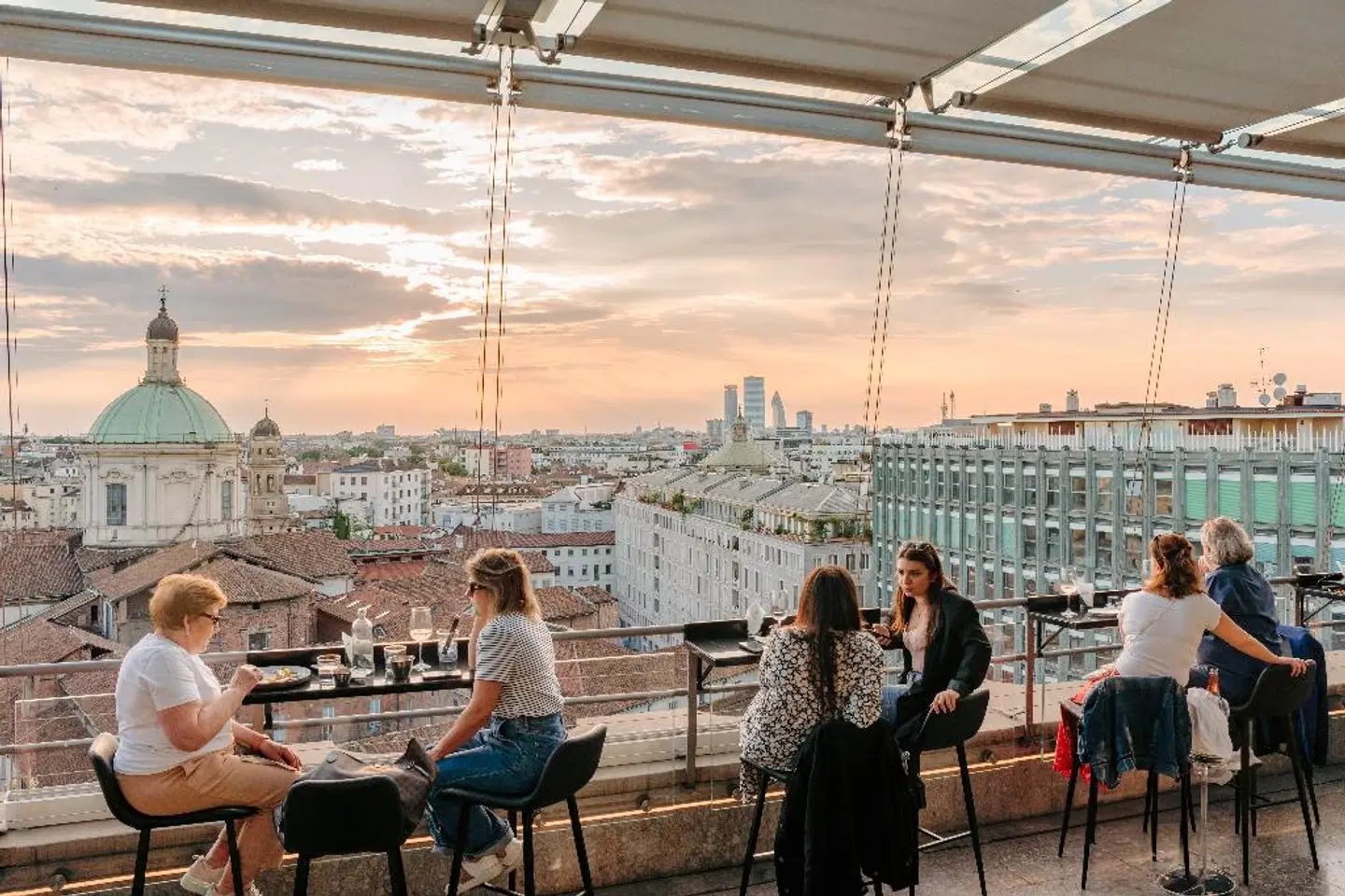 The Square Milano Duomo Terrasse
