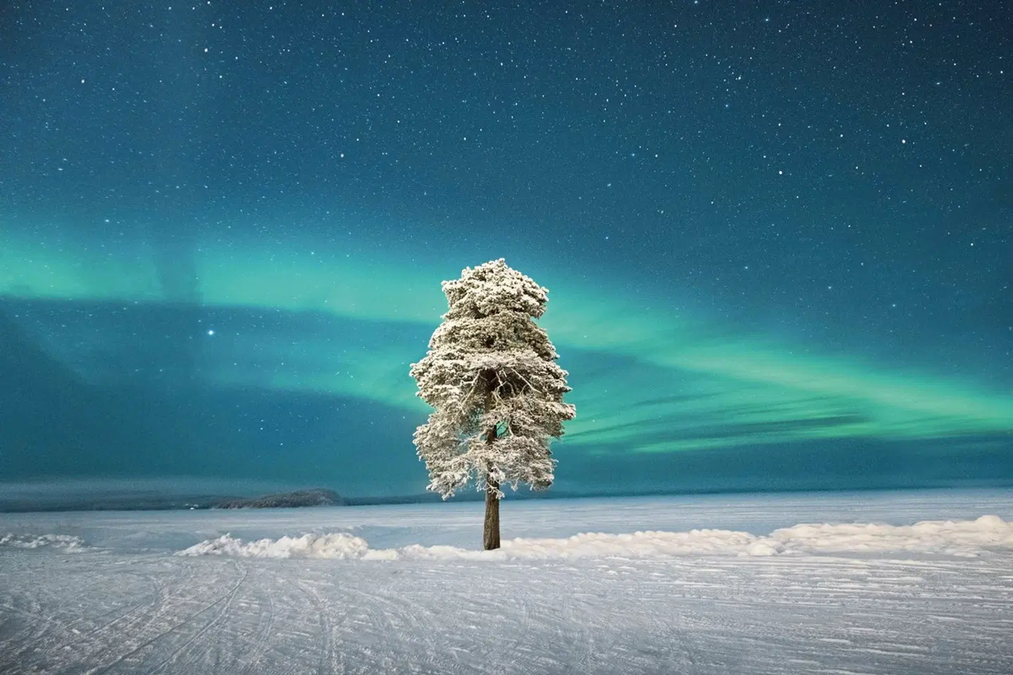 Lapplands magische Nächte - Inari Strand