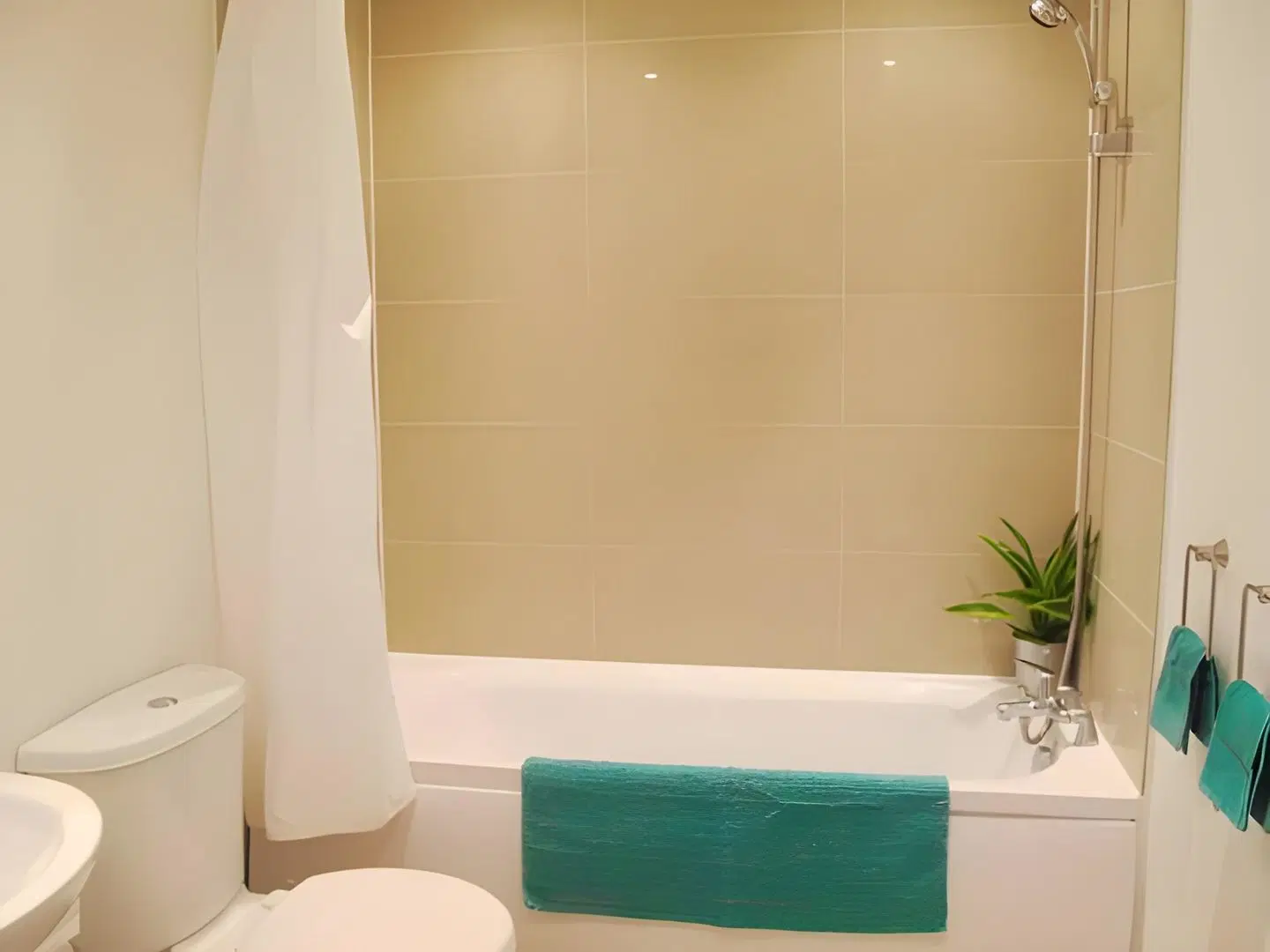 Meridian Apartment Suites Badezimmer