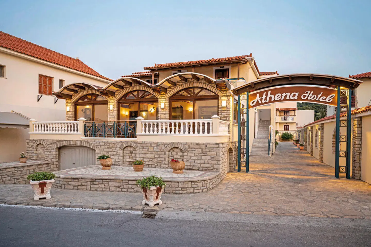 Athena Beach Terrasse