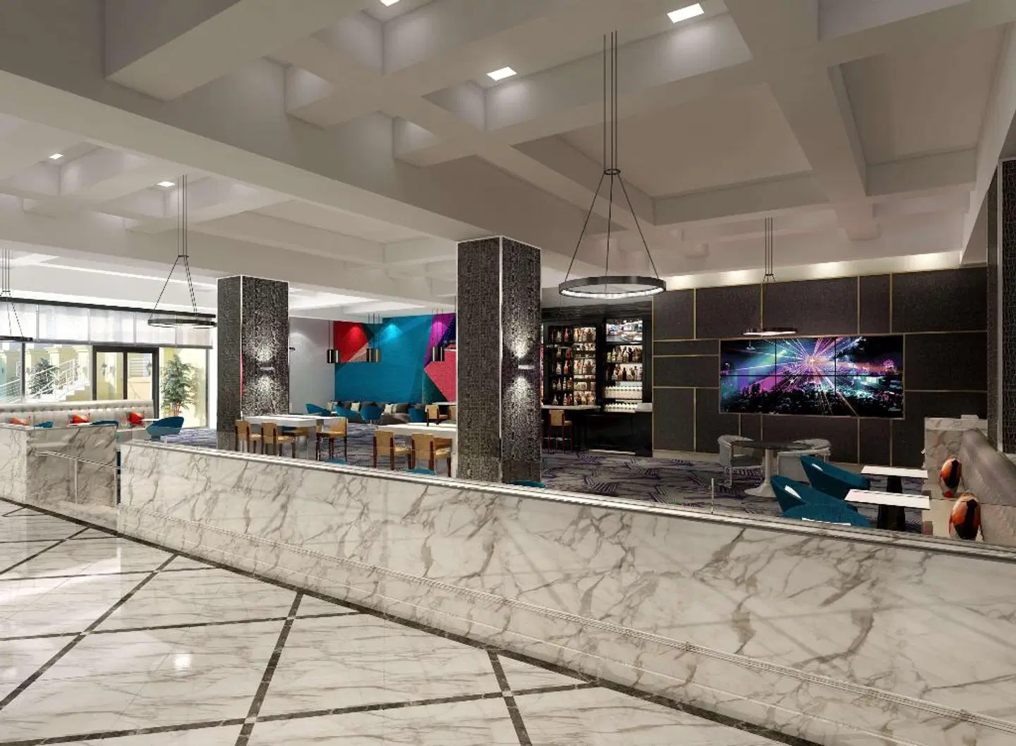 Hilton Miami Downtown LOUNGE_LOBBY