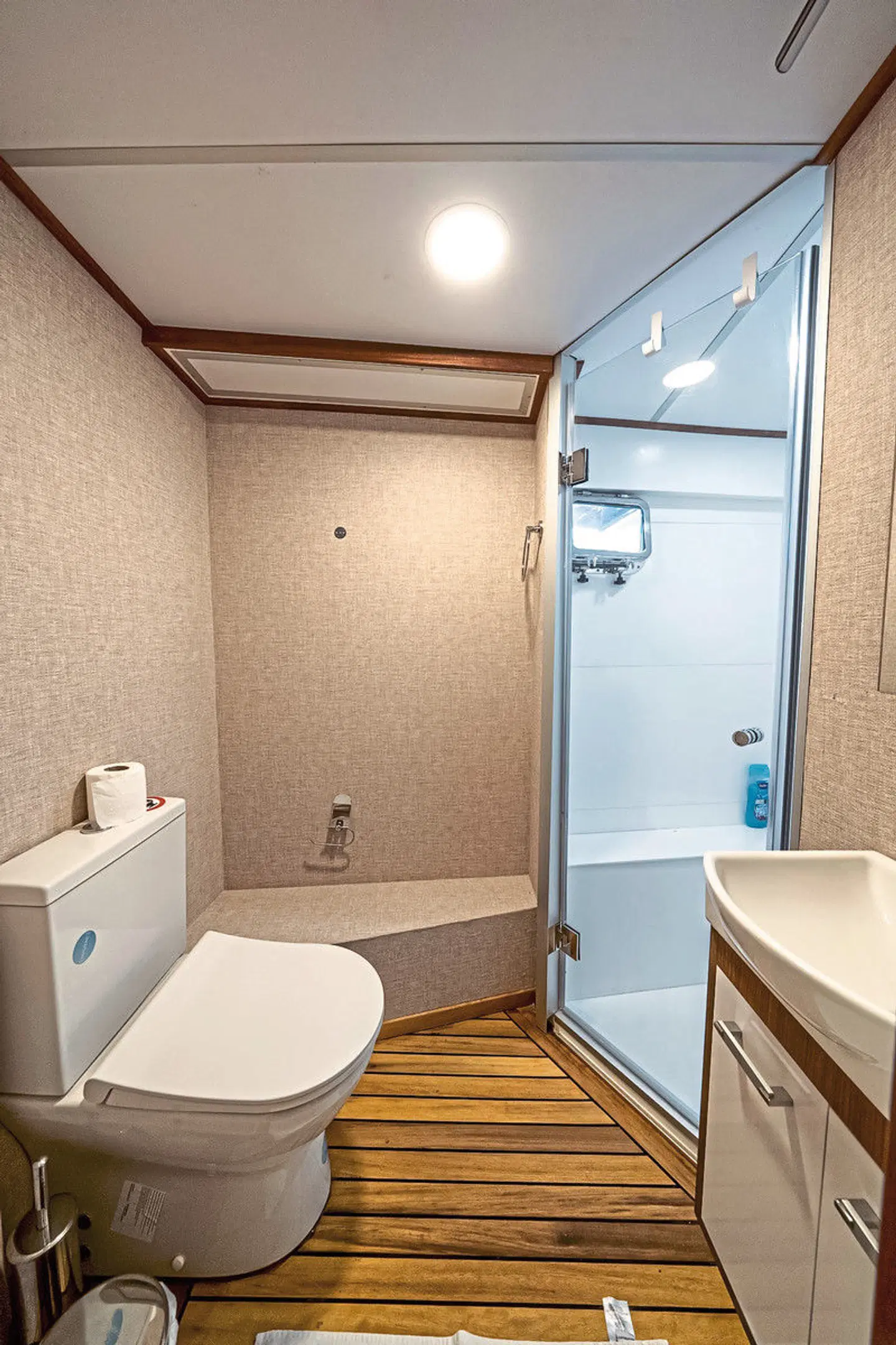 Inselhüpfen Golf von Gökova Badezimmer