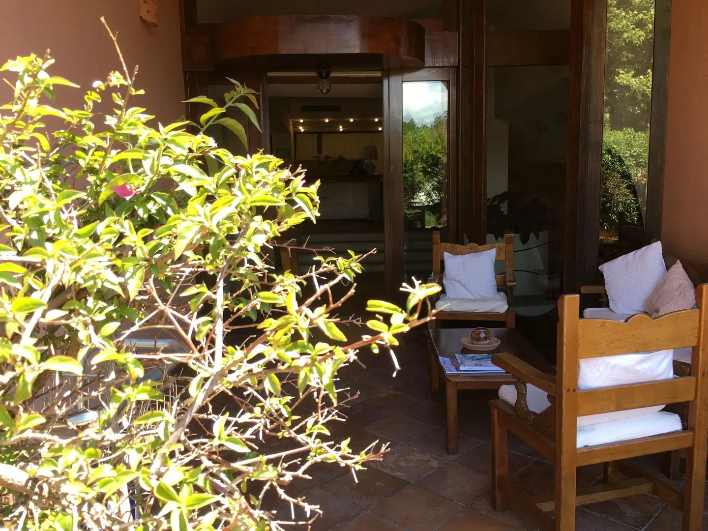 Swadeshi Green Park Hotel Terrasse