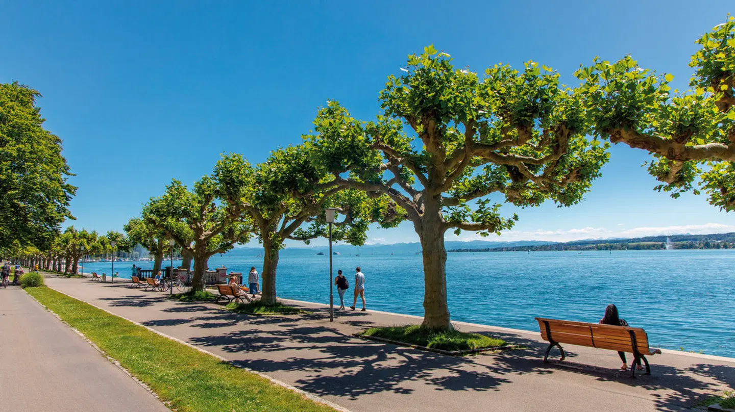 Bodensee-Radtour Drei-Länder-Tour Strand