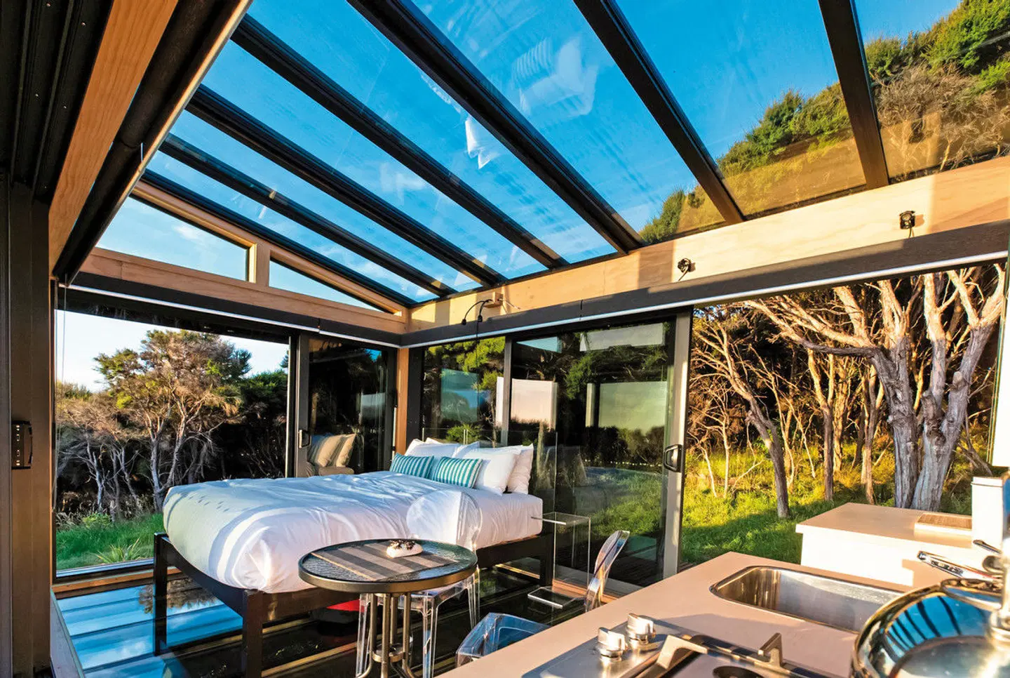 Korimako PurePod Terrasse