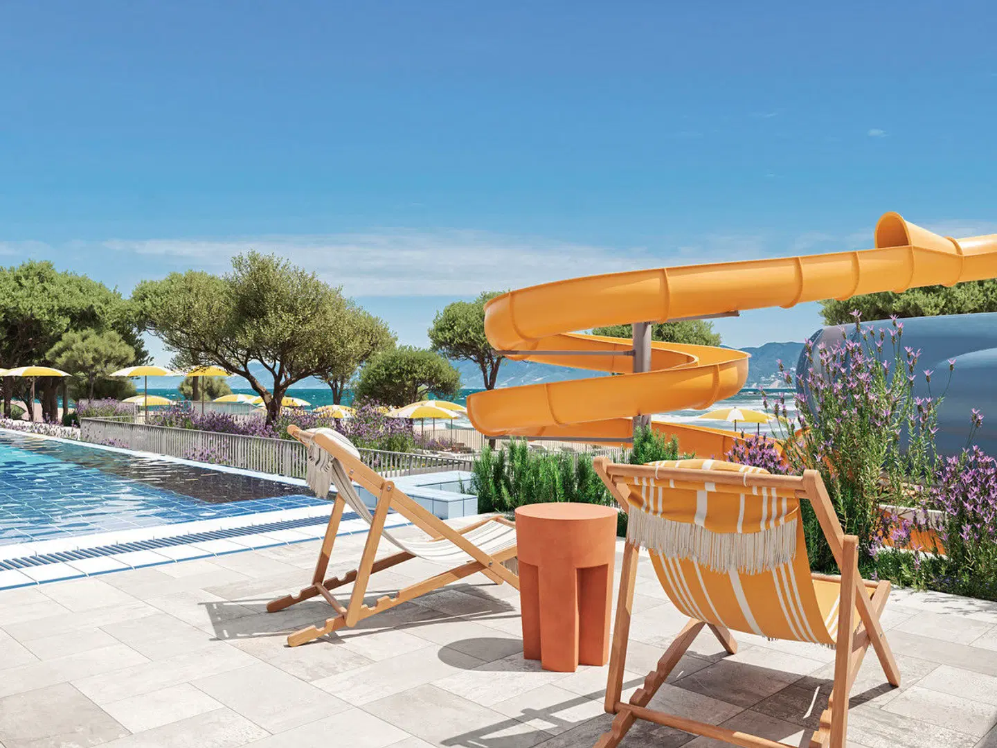 Sunny Makarska by Valamar Terrasse