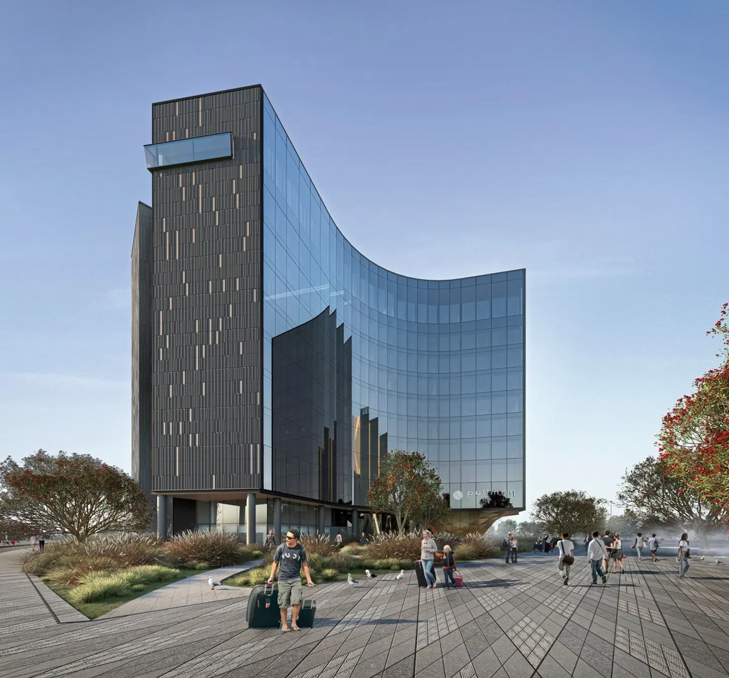 Pullman Auckland Hotel & Apartments Terrasse